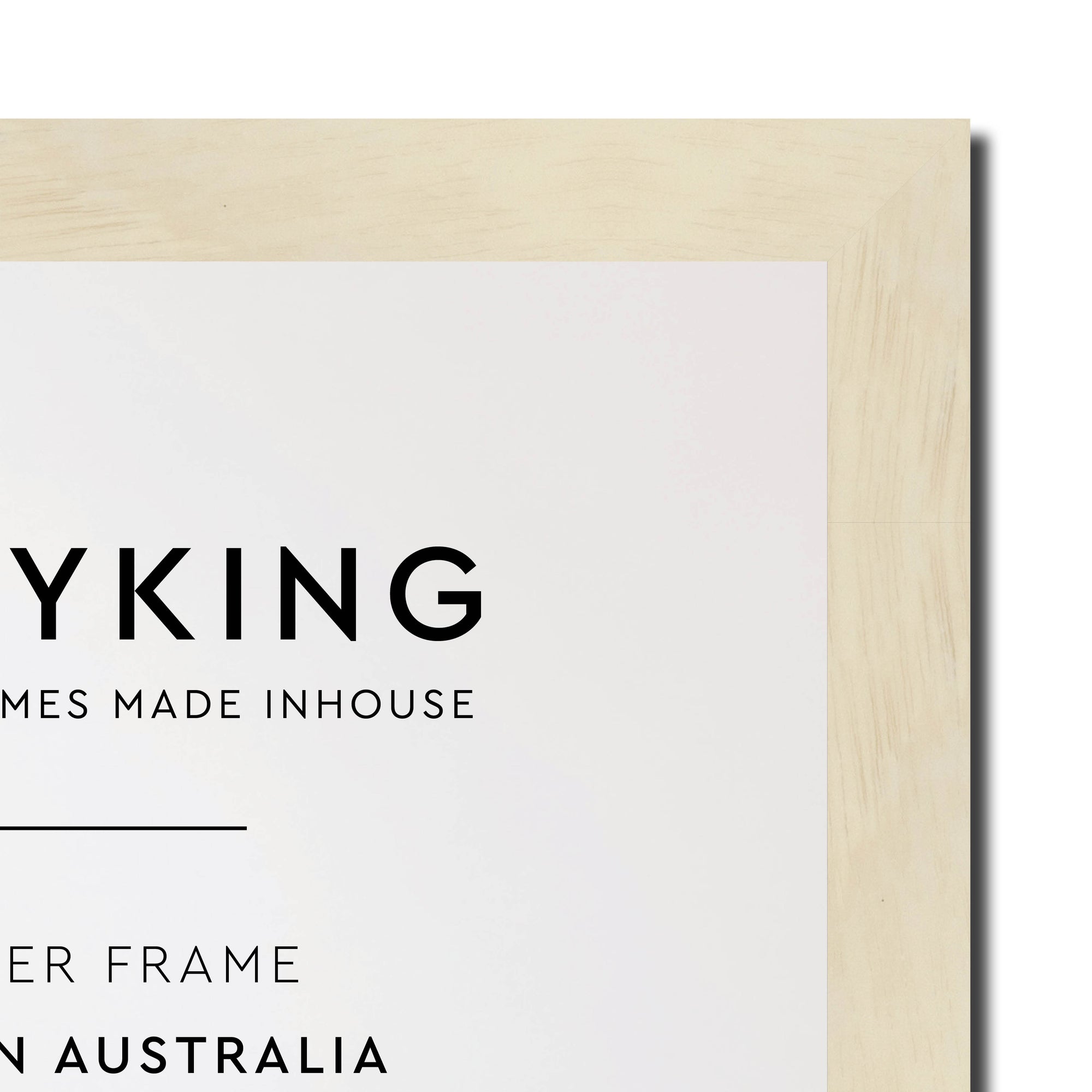 Lime Wash 20mm Wood Panoramic Photo Frame - 50cm x 100cm