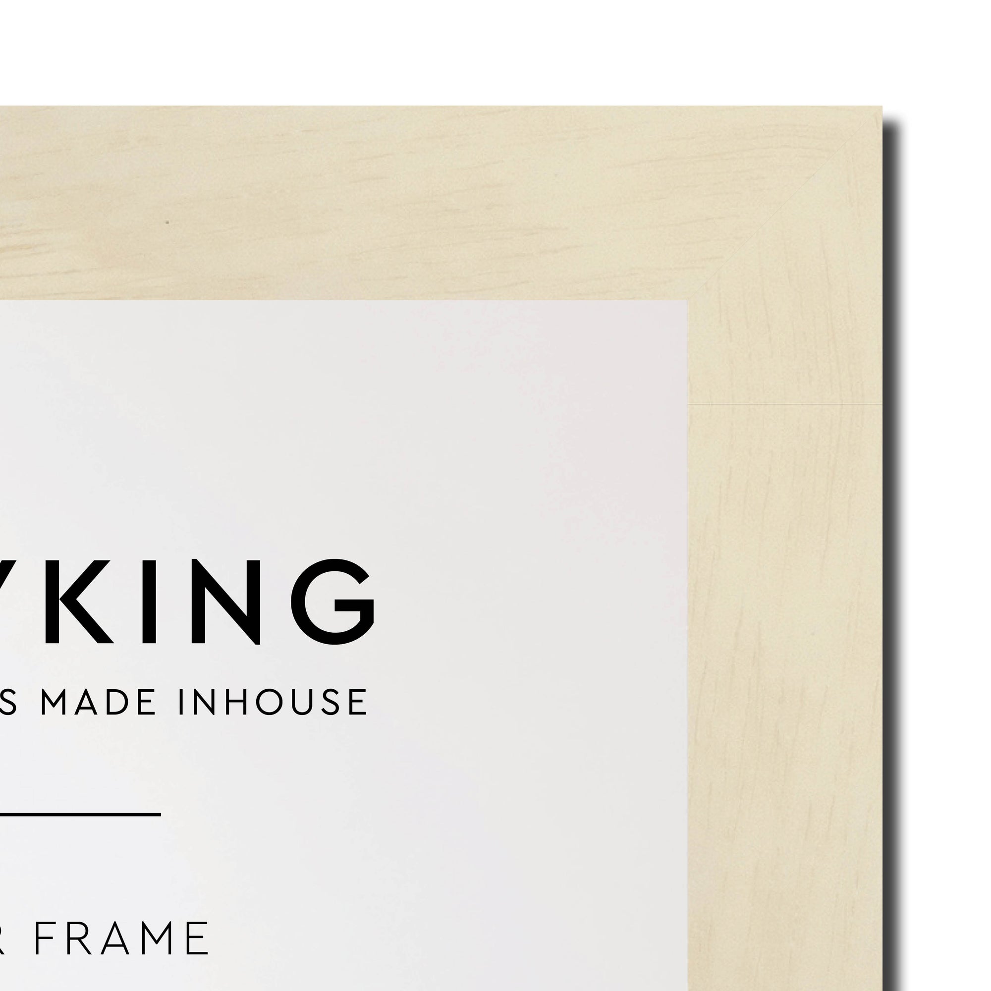 Lime Wash 30mm Wood Panoramic Photo Frame - 50cm x 100cm