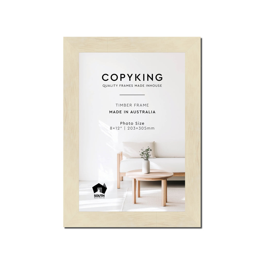 Lime Wash 30mm Wood Photo Frame - 8" x 12" (203mm x 305mm)