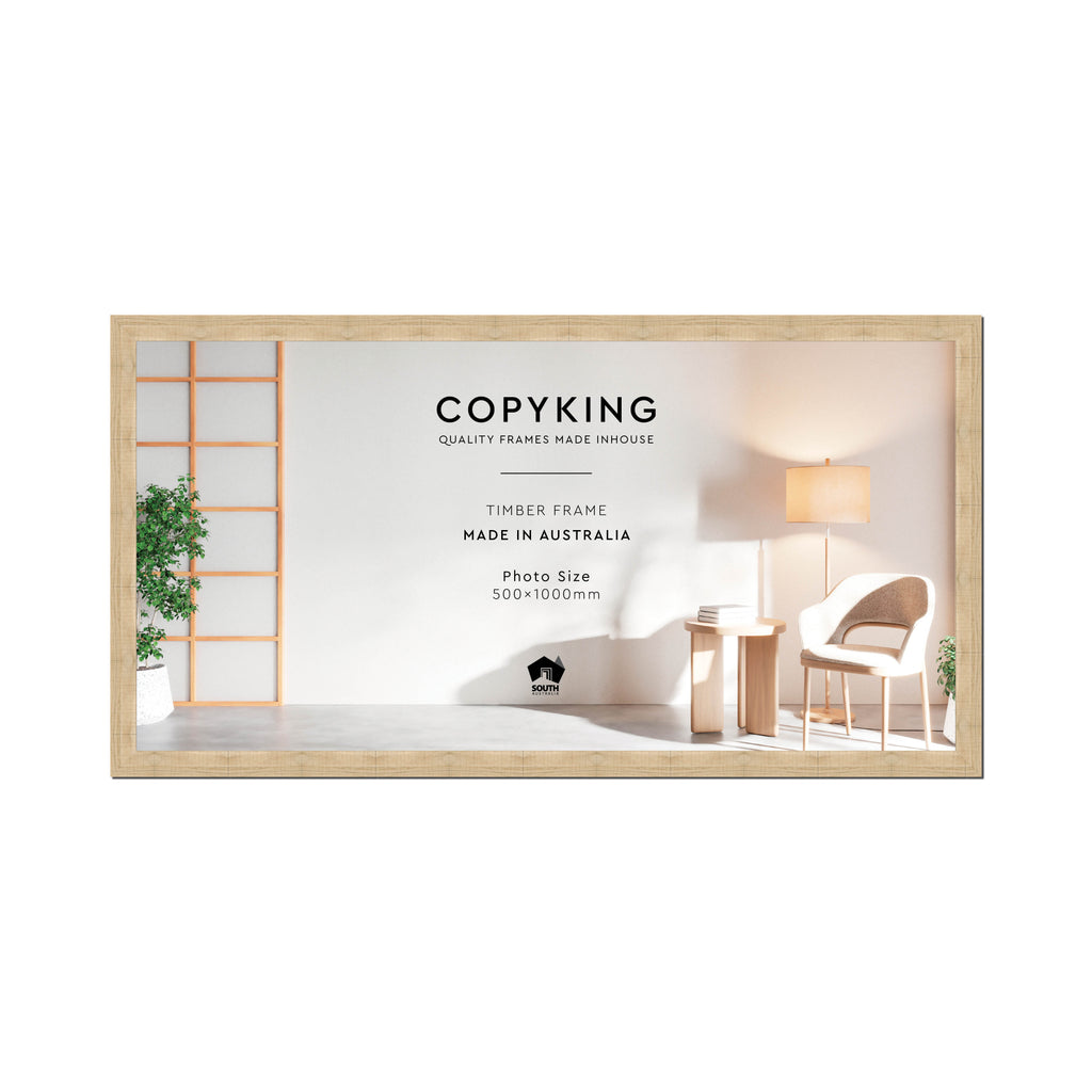 Moma Camel  32mm Wood Panoramic Photo Frame - 50cm x 100cm
