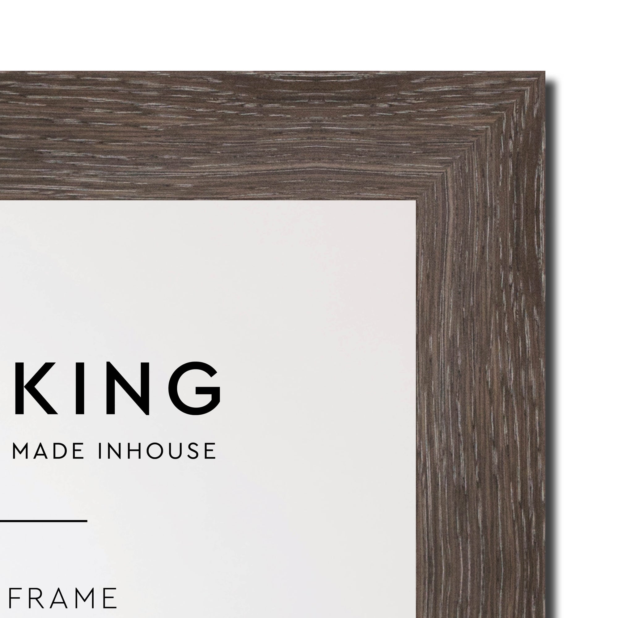 Moma Charcoal 32mm Wood Panoramic Photo Frame - 50cm x 100cm