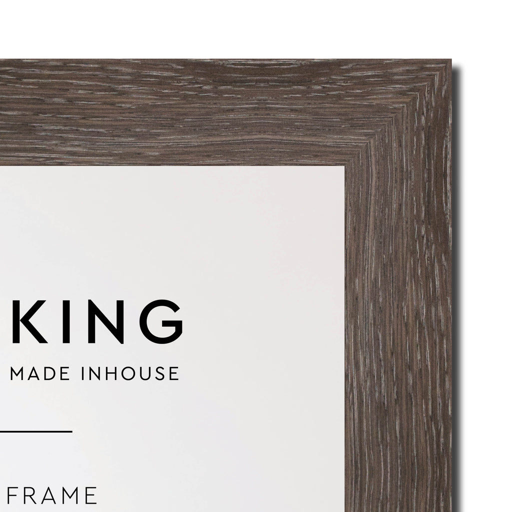 Moma Charcoal 32mm Wood Collage Photo Frame - 10" x 20" - 3 Photos (5" x 7")