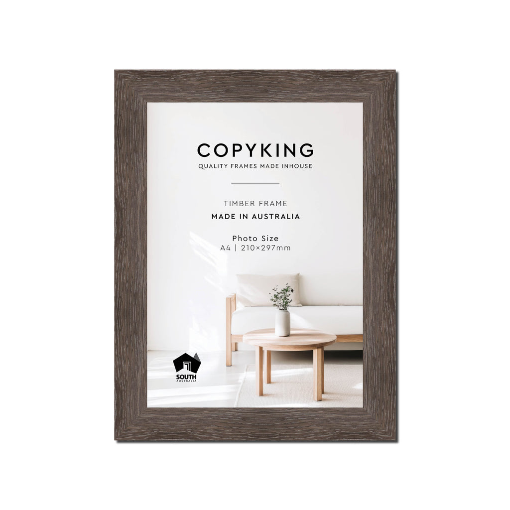 Moma Charcoal 32mm Wood Poster Frame - A4 (210mm x 297mm)
