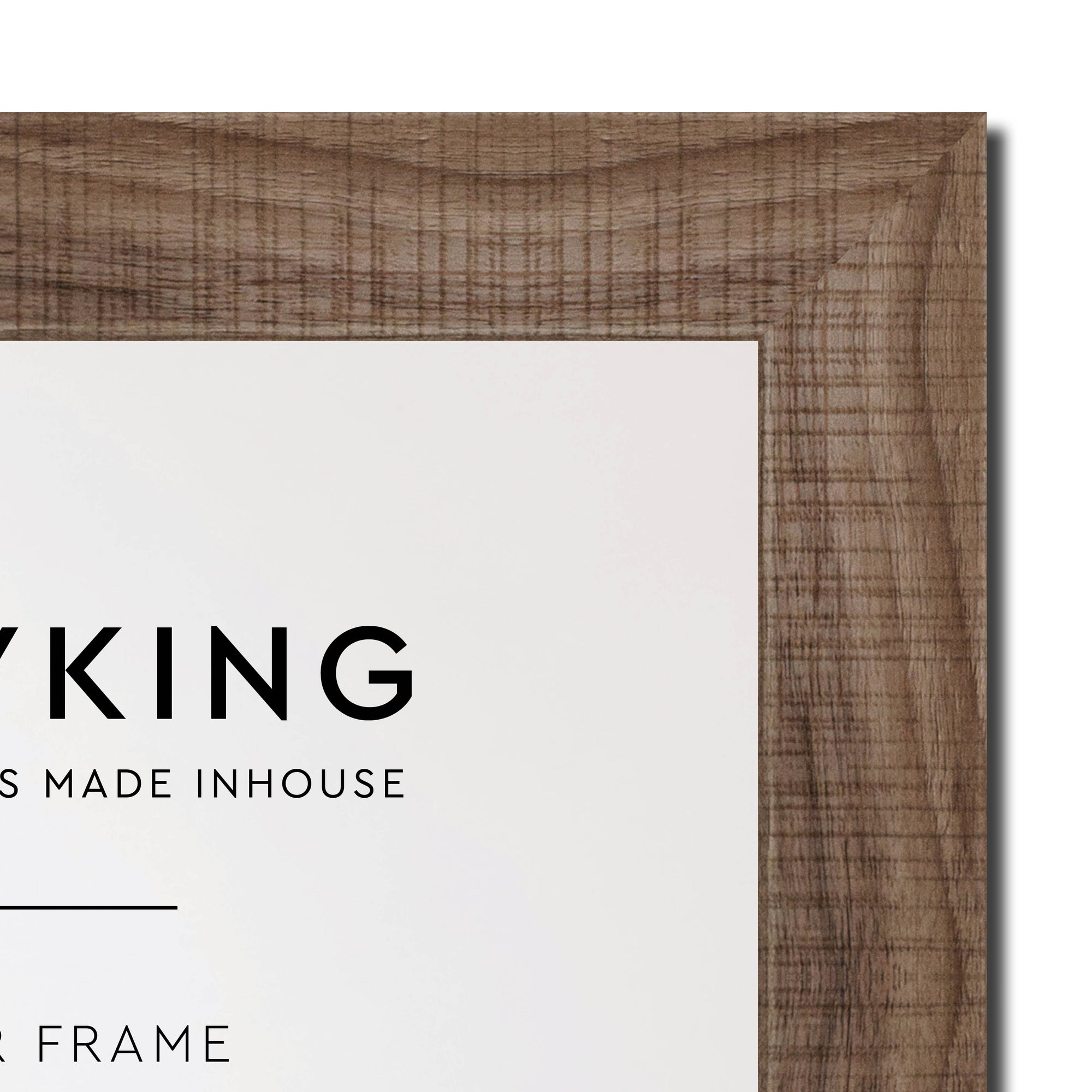 Moma Chocolate  32mm Wood Panoramic Photo Frame - 40cm x 120cm