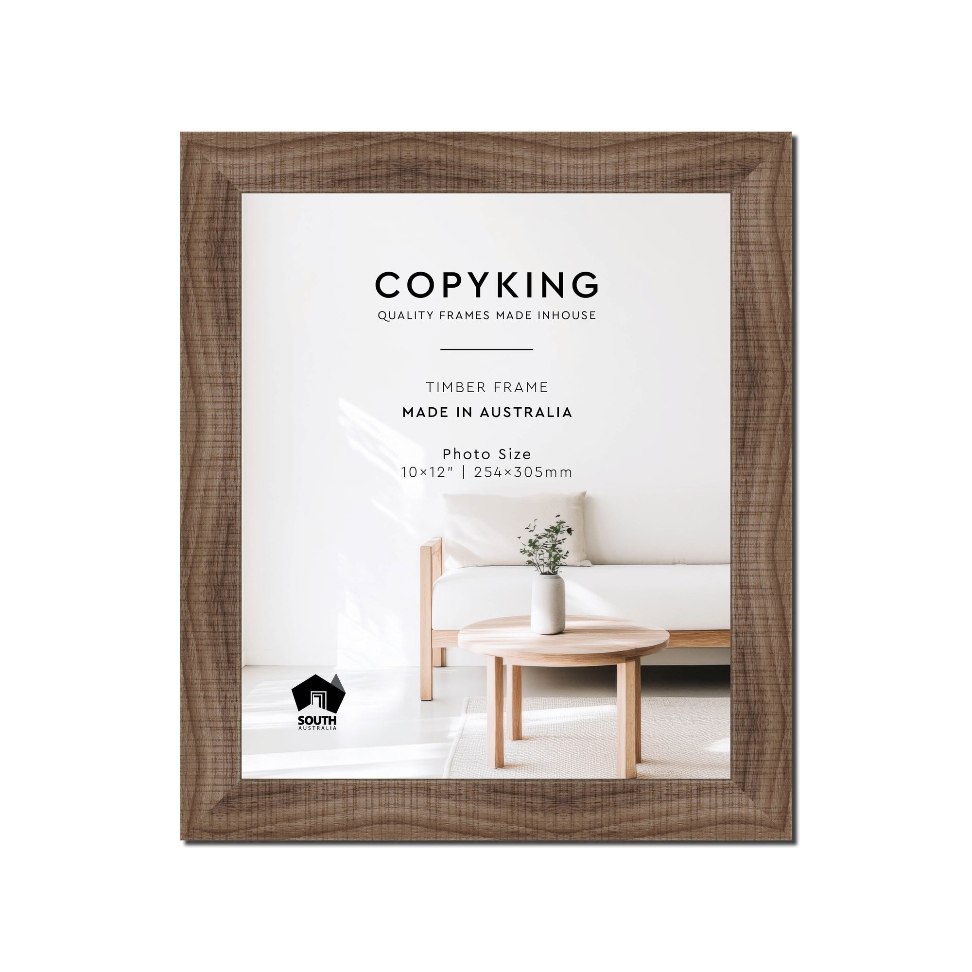 Moma Chocolate  32mm Wood Photo Frame - 10" x 12" (254mm x 305mm)