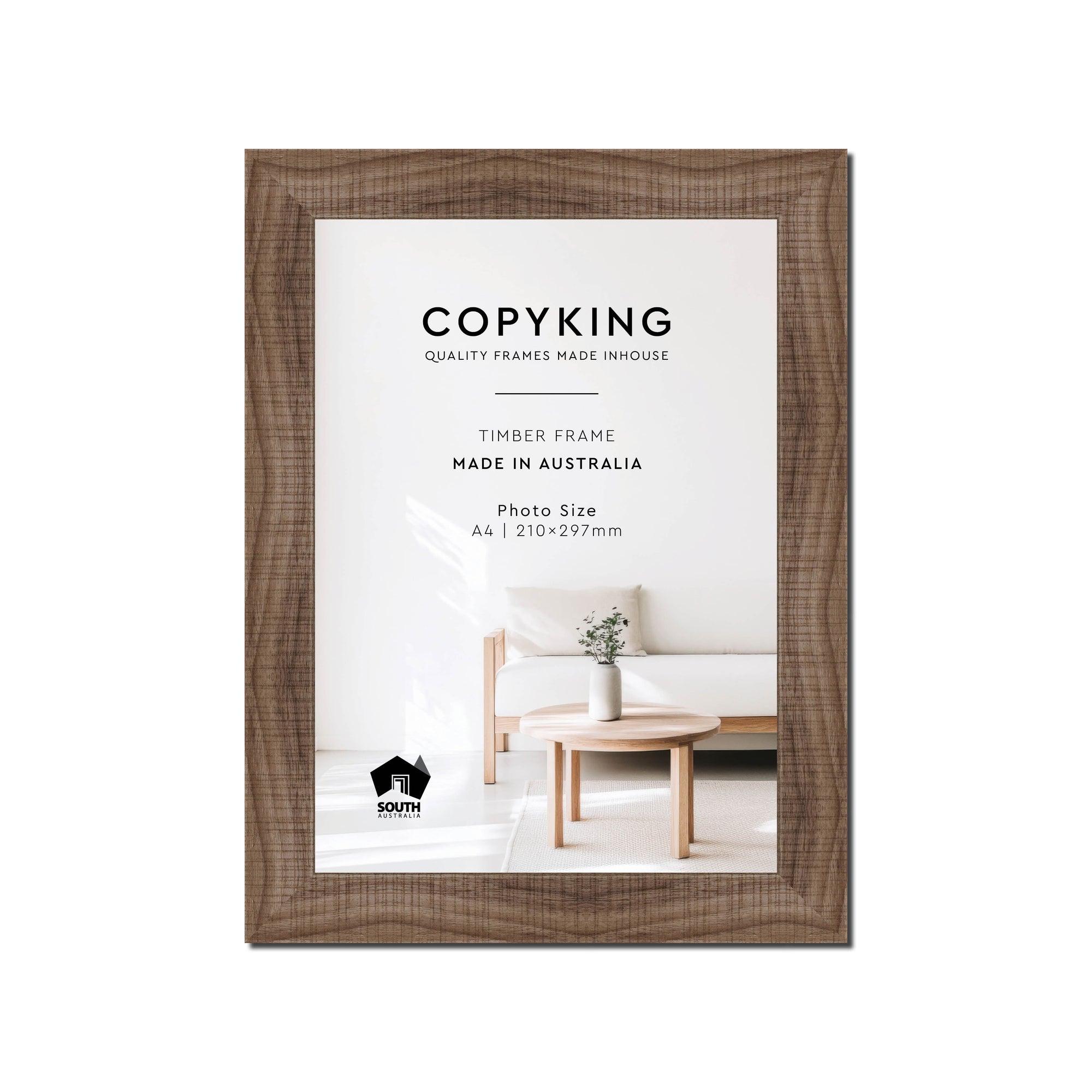 Moma Chocolate  32mm Wood Poster Frame - A4 (210mm x 297mm)