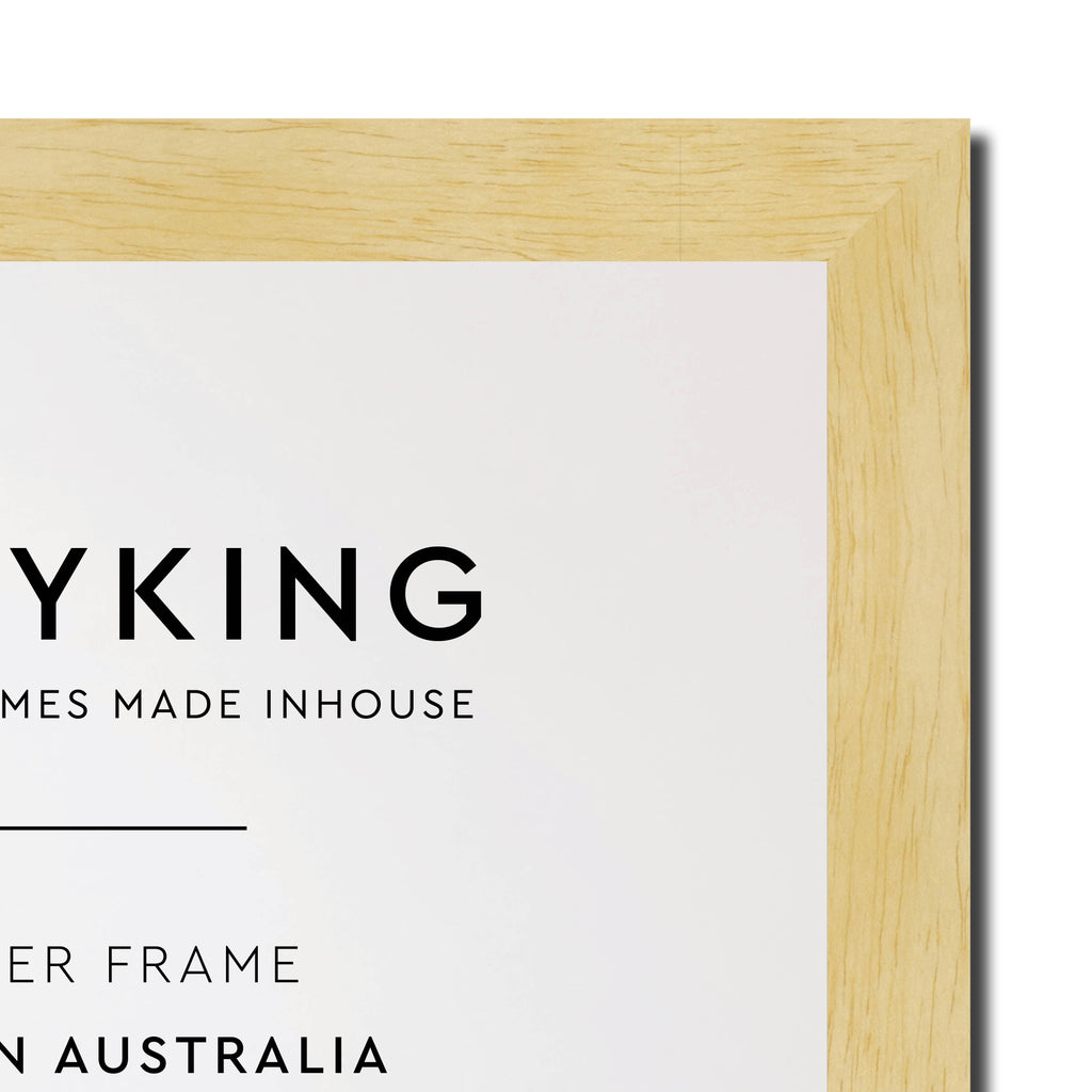 Prime Natural 20mm Wood Poster Frame - A4 (210mm x 297mm)