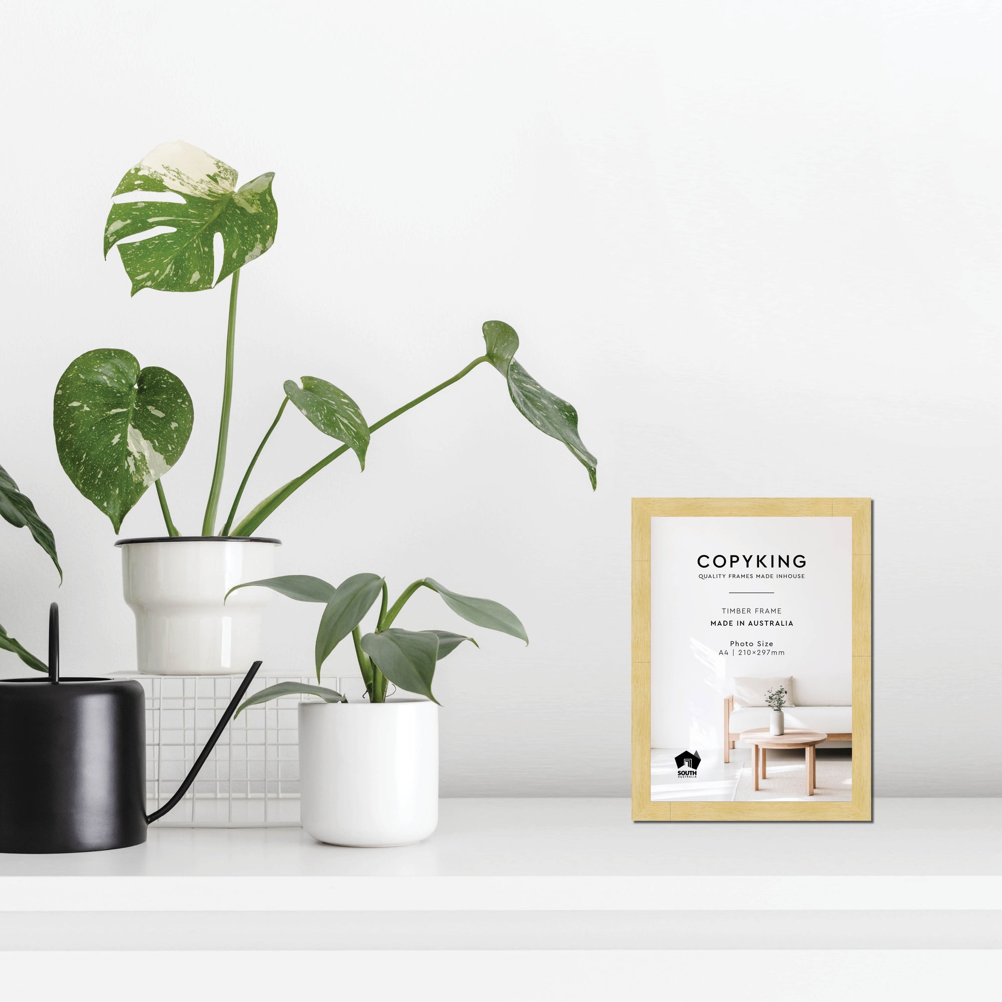 Prime Natural 20mm Wood Poster Frame - A4 (210mm x 297mm)