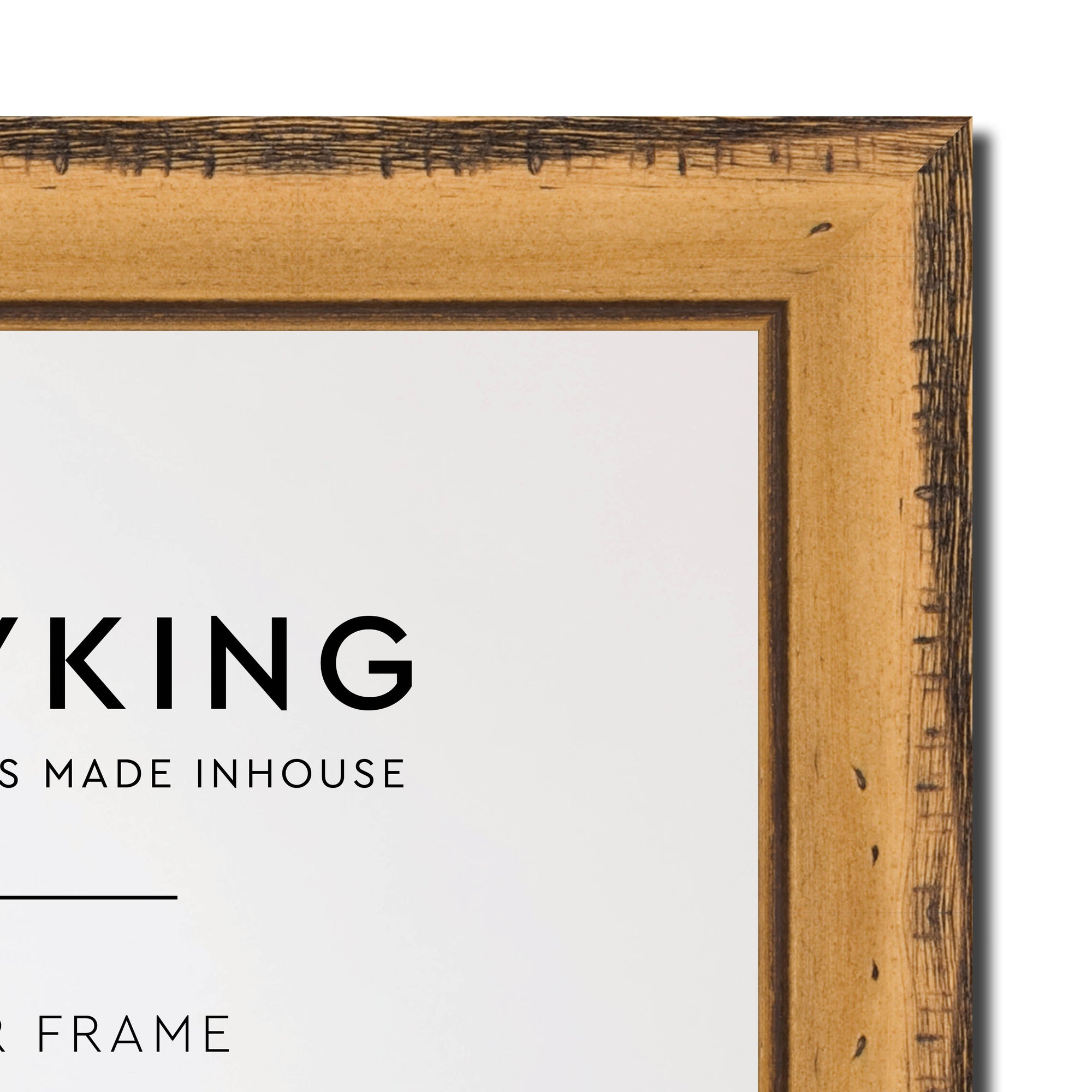 Pioneer Light Brown 30mm Wood Collage Photo Frame - 14" x 30" - 3 Photos (8" x 10")