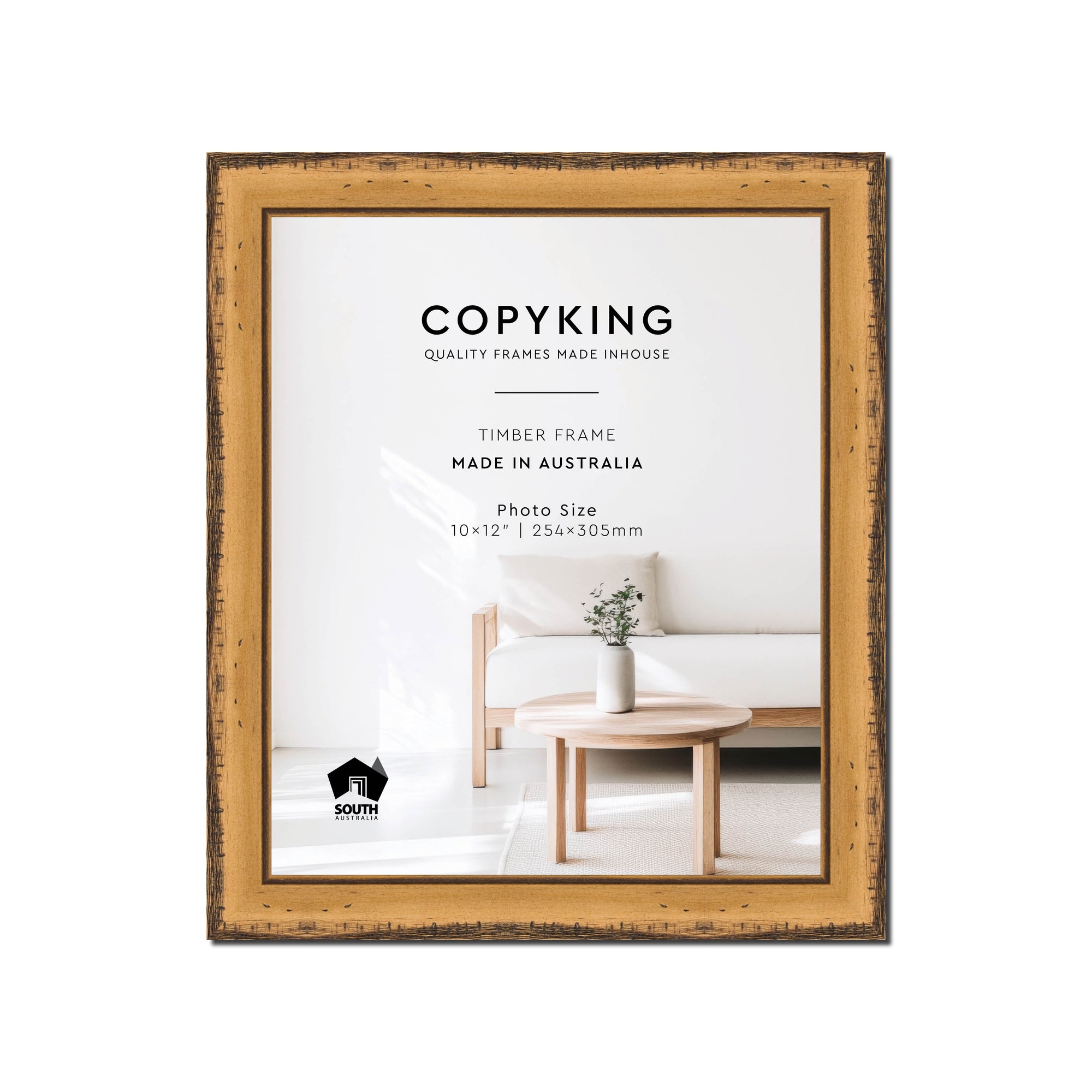 Pioneer Light Brown 30mm Wood Photo Frame - 10" x 12" (254mm x 305mm)