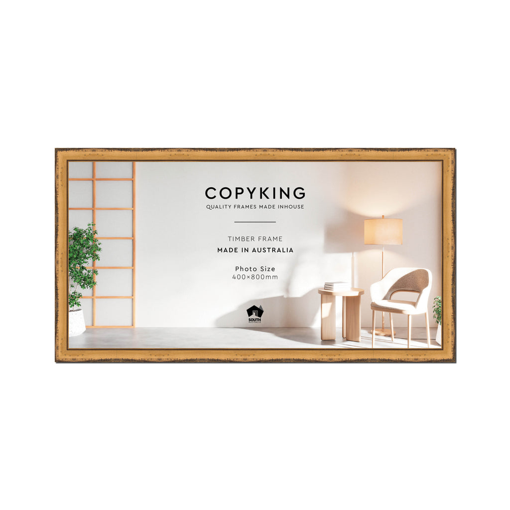 Pioneer Light Brown 30mm Wood Panoramic Photo Frame - 40cm x 80cm