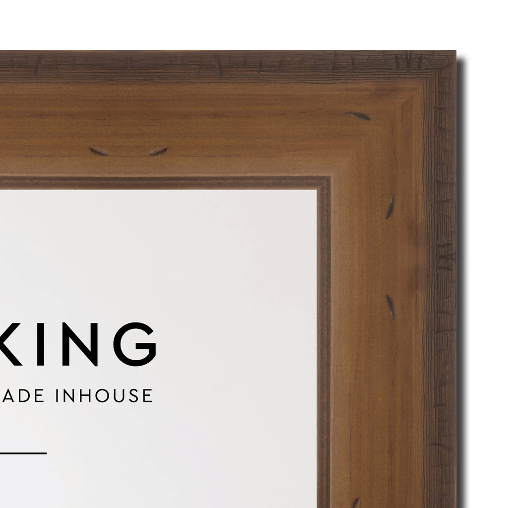 Pioneer Light Brown 42mm Wood Collage Photo Frame - 10" x 20" - 3 Photos (5" x 7")