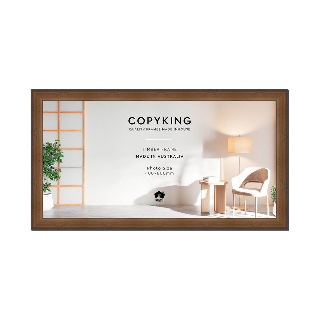 Pioneer Light Brown 42mm Wood Panoramic Photo Frame - 40cm x 80cm