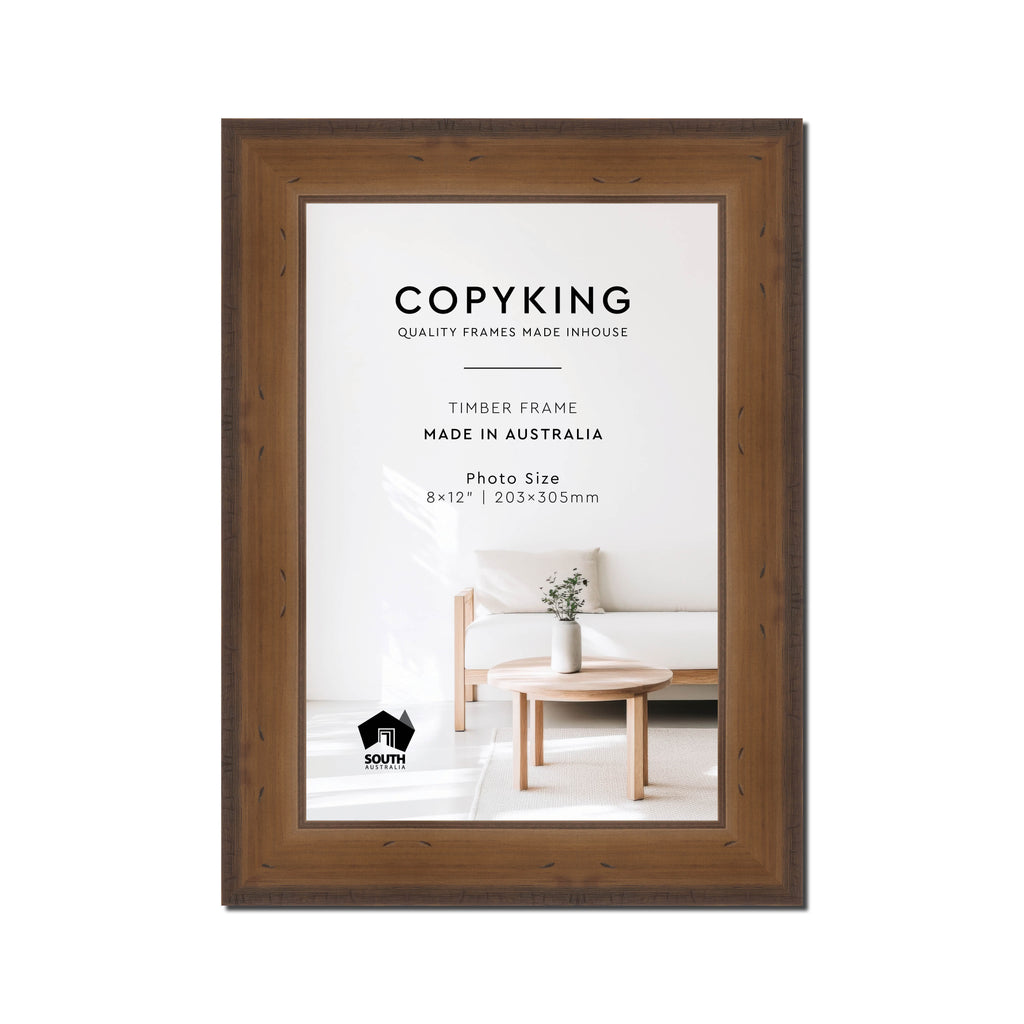 Pioneer Light Brown 42mm Wood Photo Frame - 8" x 12" (203mm x 305mm)