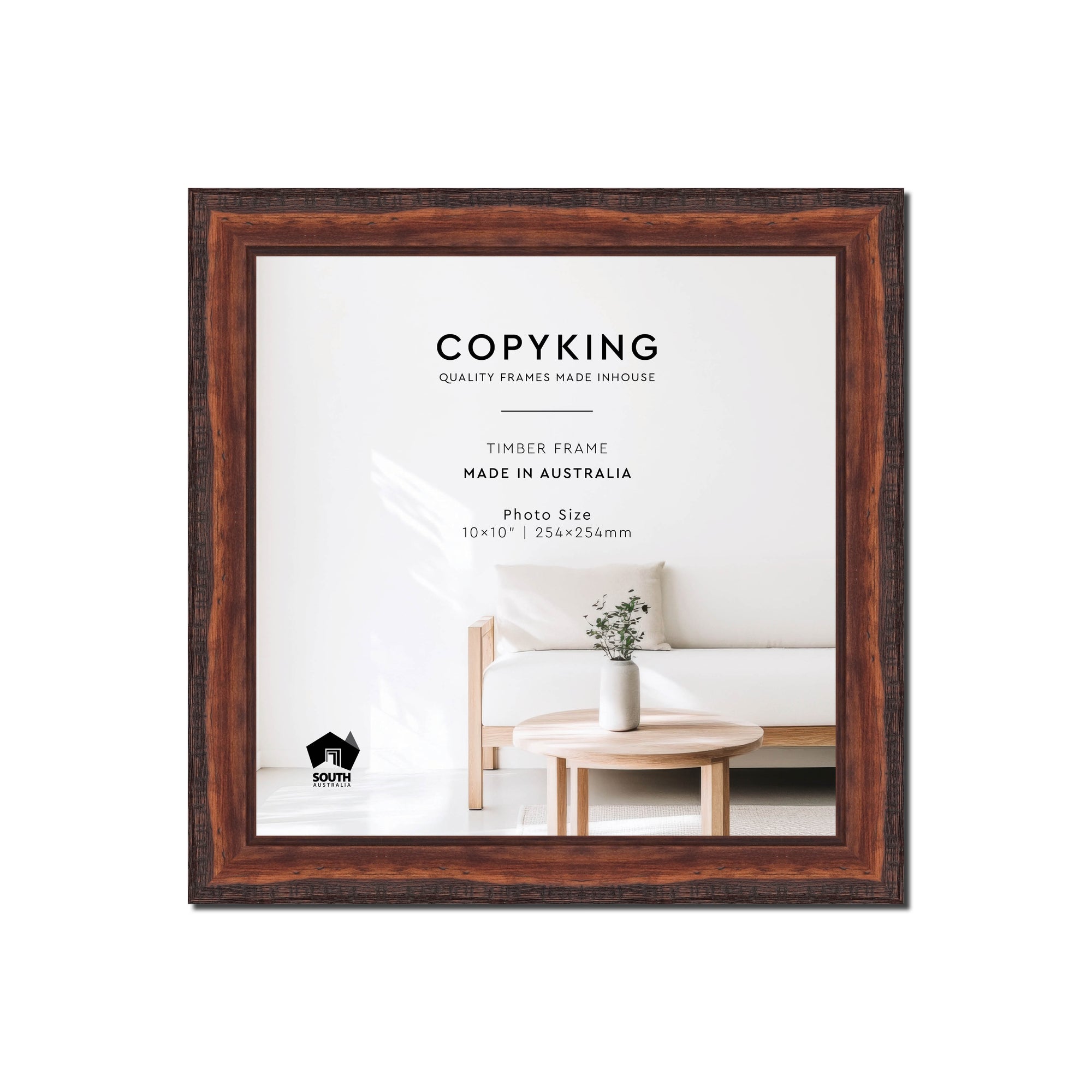 Pioneer Mahogany 30mm Wood Photo Frame - 30" x 40" (762mm x 1016mm)