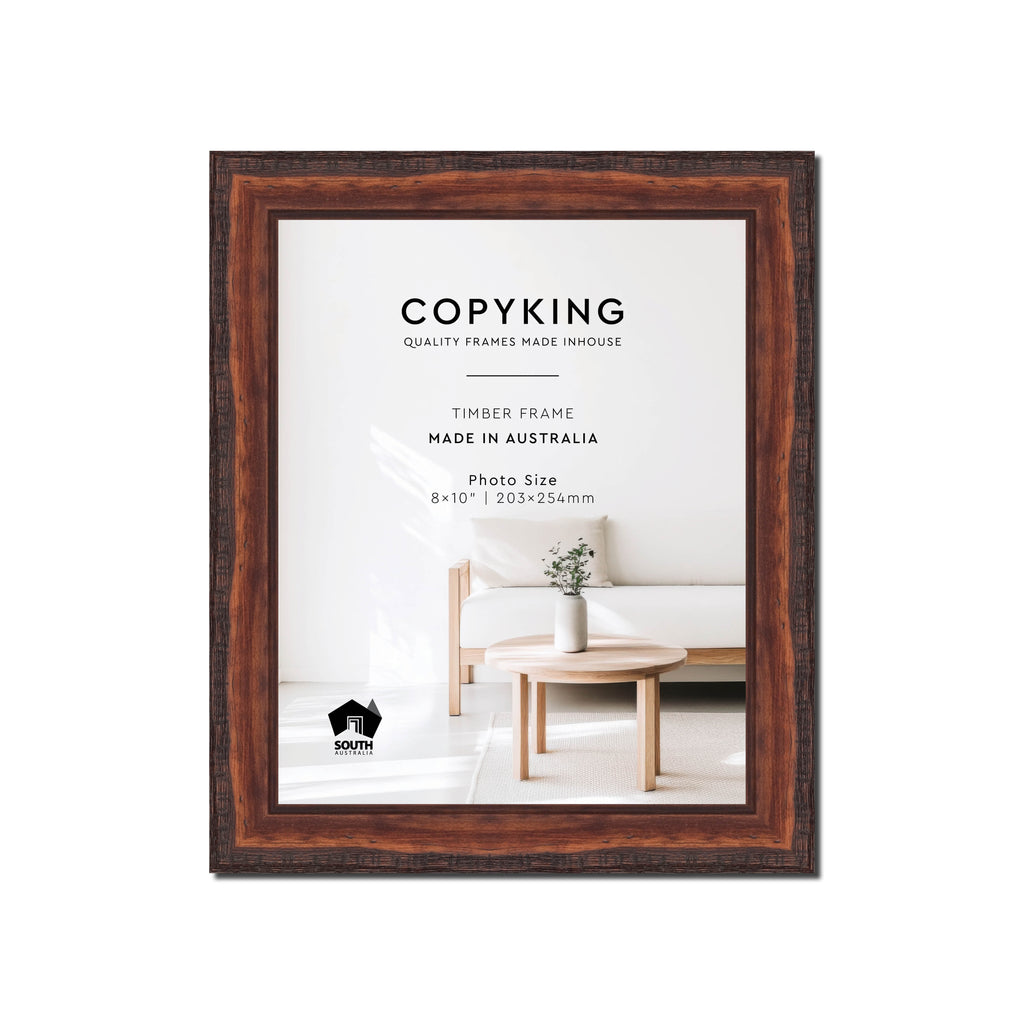 Pioneer Mahogany 30mm Wood Photo Frame - 8" x 10" (203mm x 254mm)
