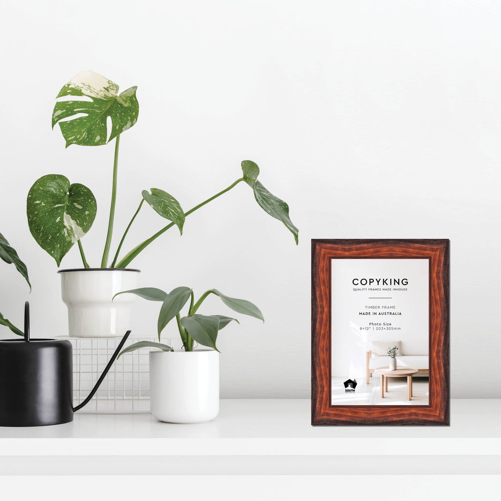 Pioneer Mahogany 42mm Wood Photo Frame - 8" x 12" (203mm x 305mm)