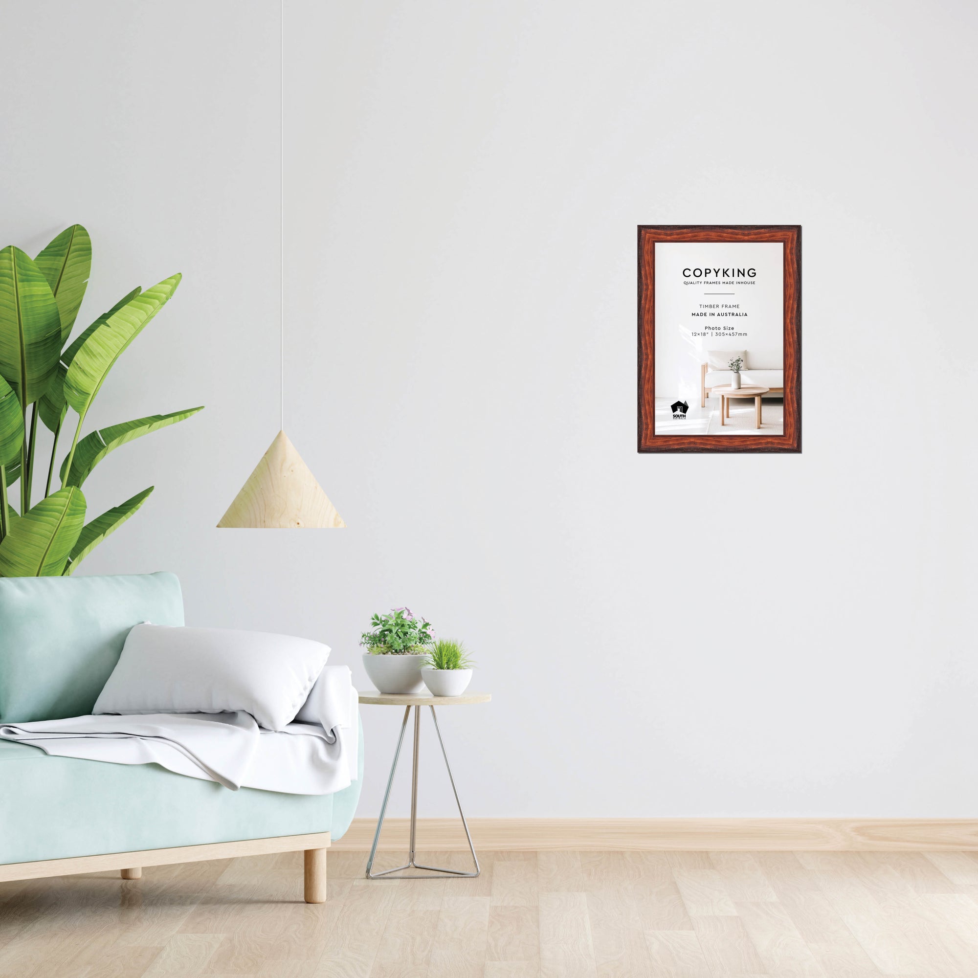 Pioneer Mahogany 42mm Wood Photo Frame - 12" x 18" (305mm x 457mm)