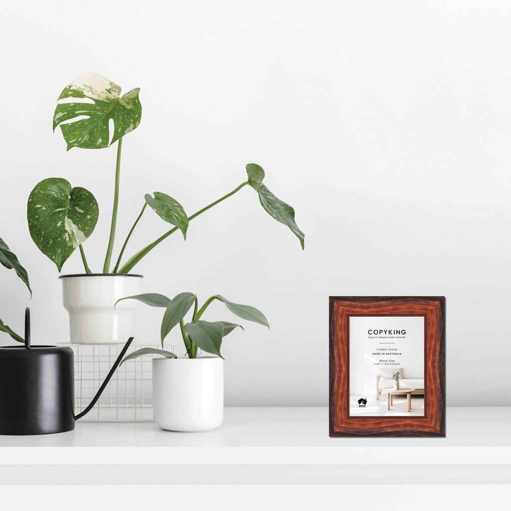 Pioneer Mahogany 42mm Wood Photo Frame - 6" x 8" (153mm x 203mm)