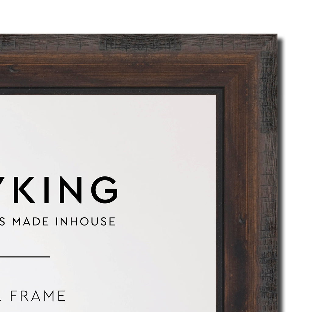 Pioneer Mocha 30mm Wood Collage Photo Frame - 14" x 22" - 2 Photos (8" x 10")