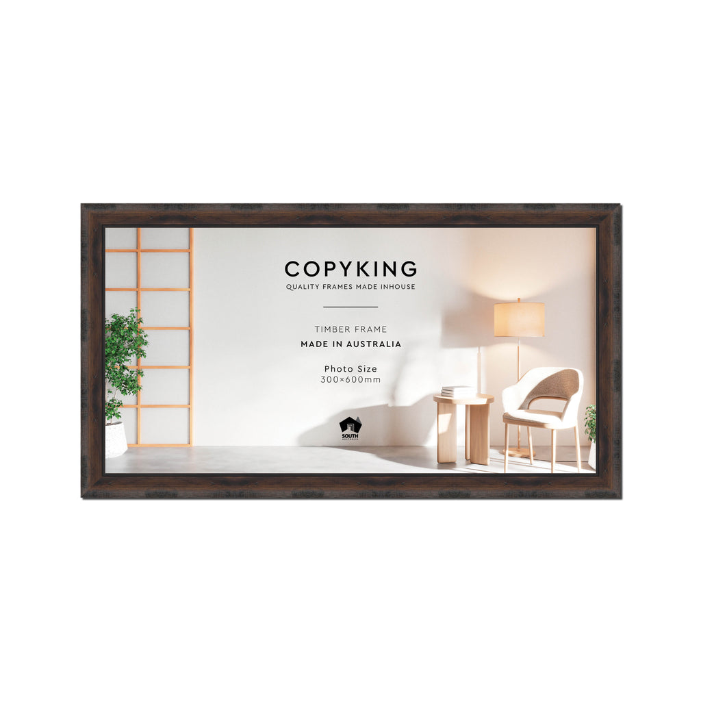 Pioneer Mocha 30mm Wood Panoramic Photo Frame - 30cm x 60cm