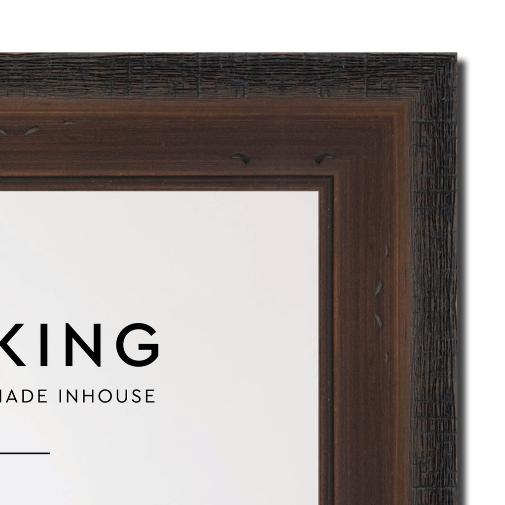 Pioneer Mocha 42mm Wood Poster Frame - A1 (594mm x 840mm)