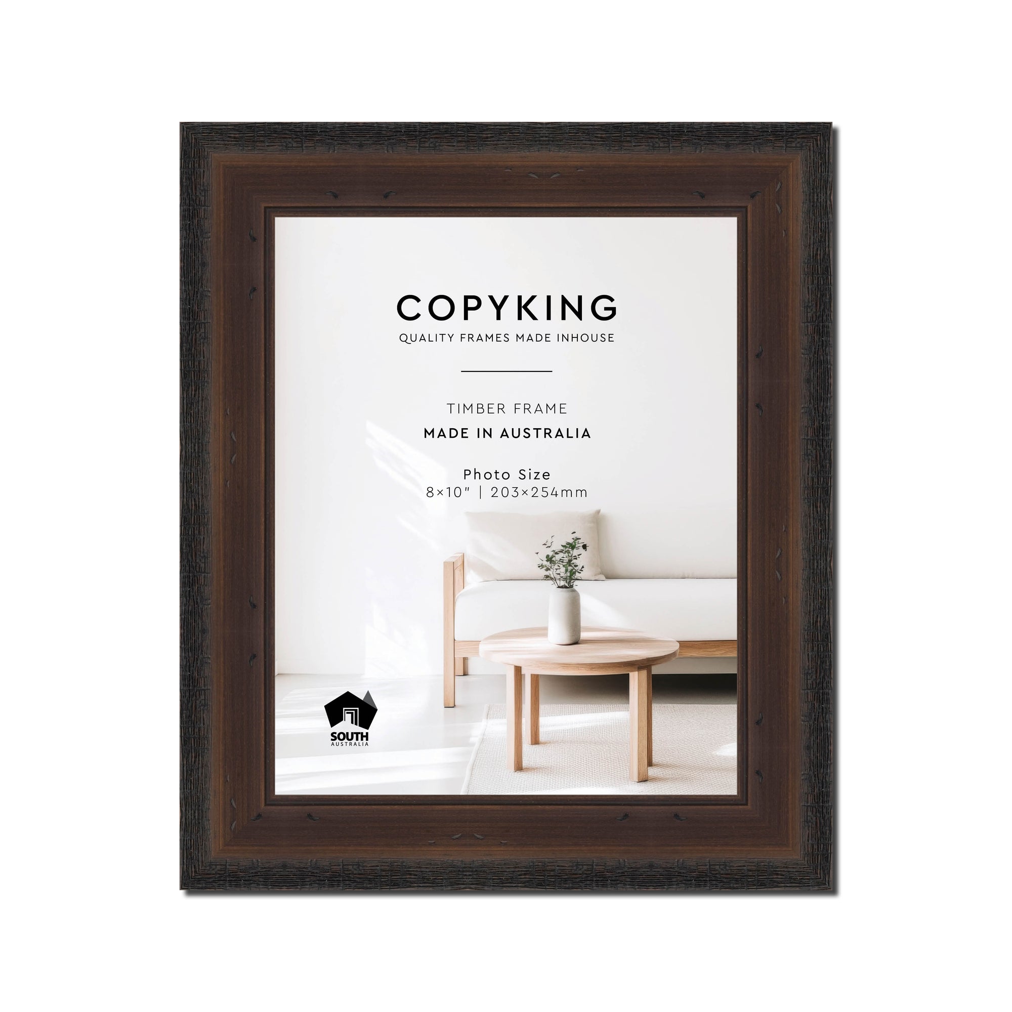 Pioneer Mocha 42mm Wood Photo Frame - 8" x 10" (203mm x 254mm)