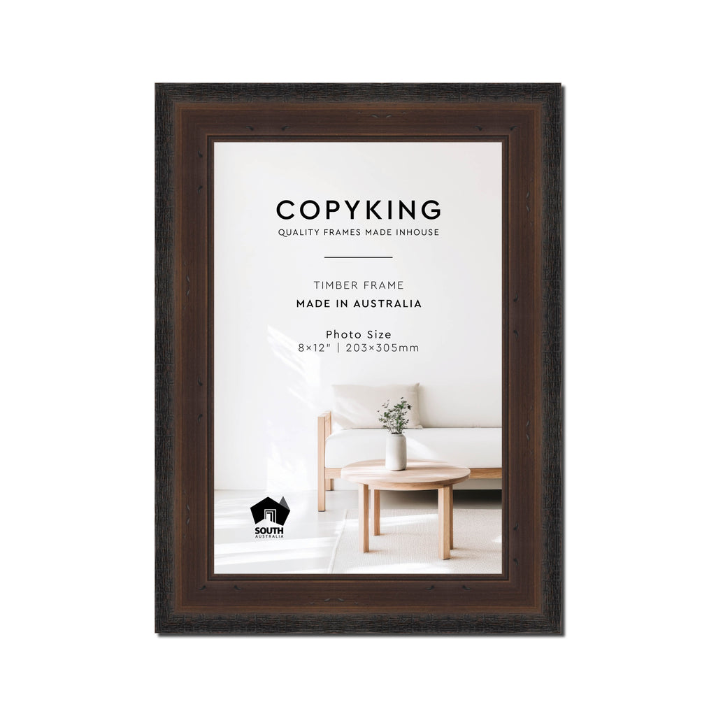 Pioneer Mocha 42mm Wood Photo Frame - 8" x 12" (203mm x 305mm)