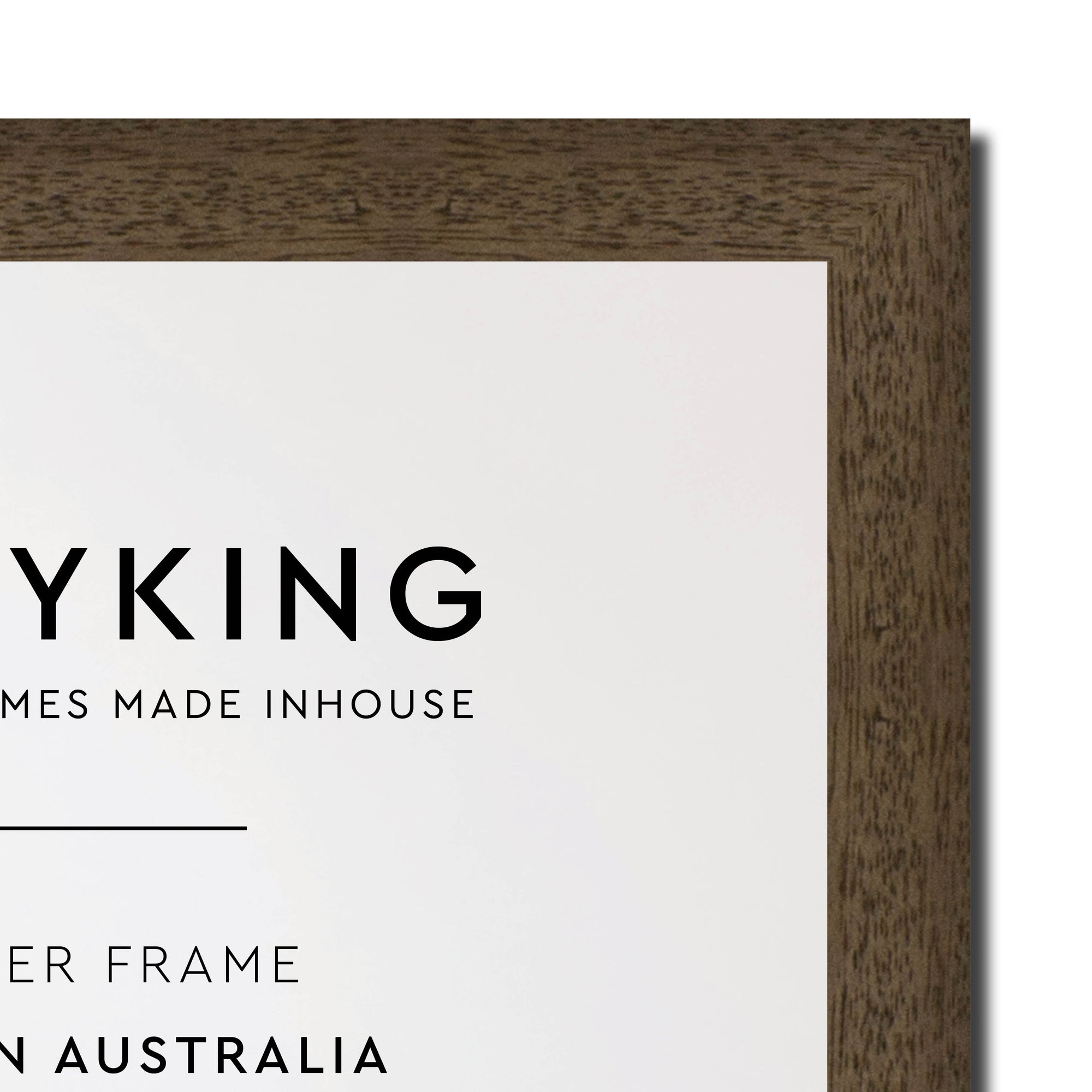 Prime Anthracite 20mm Wood Panoramic Photo Frame - 50cm x 100cm