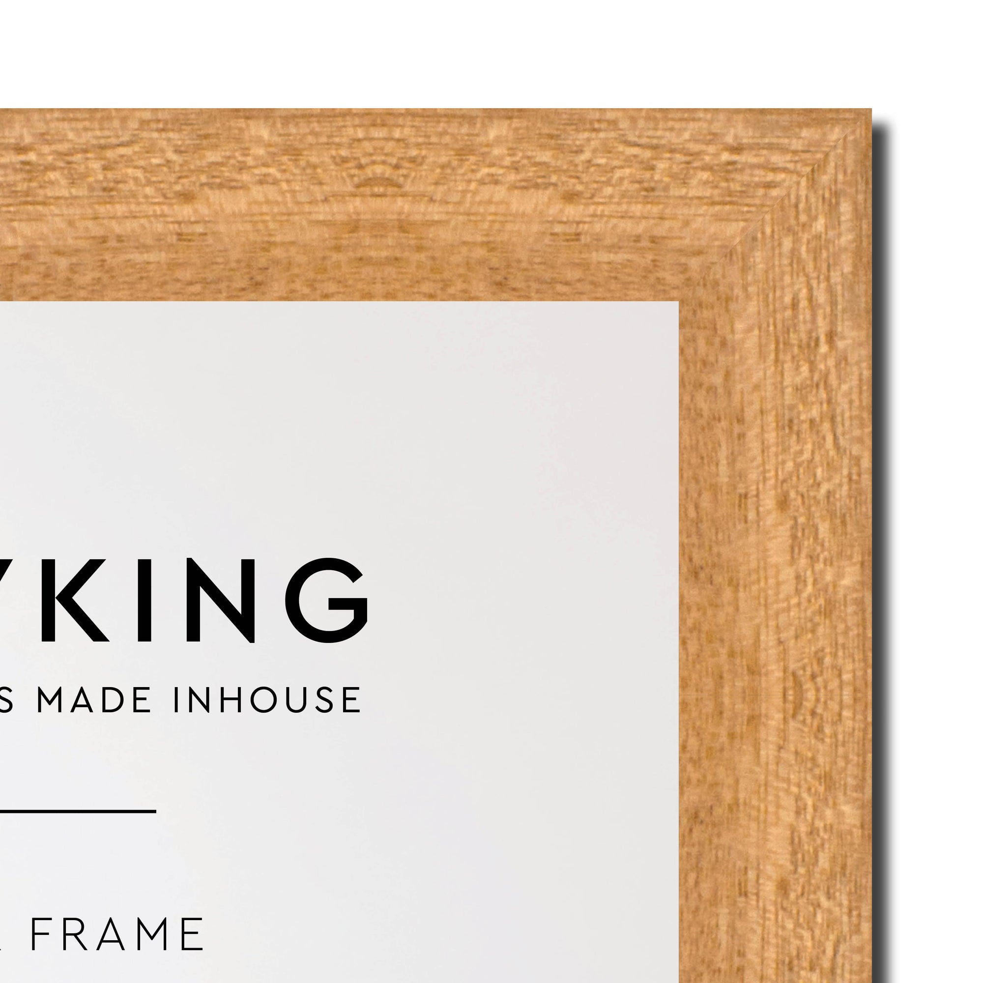 Prime Natural 30mm Wood Collage Photo Frame - 14" x 22" - 2 Photos (8" x 10")