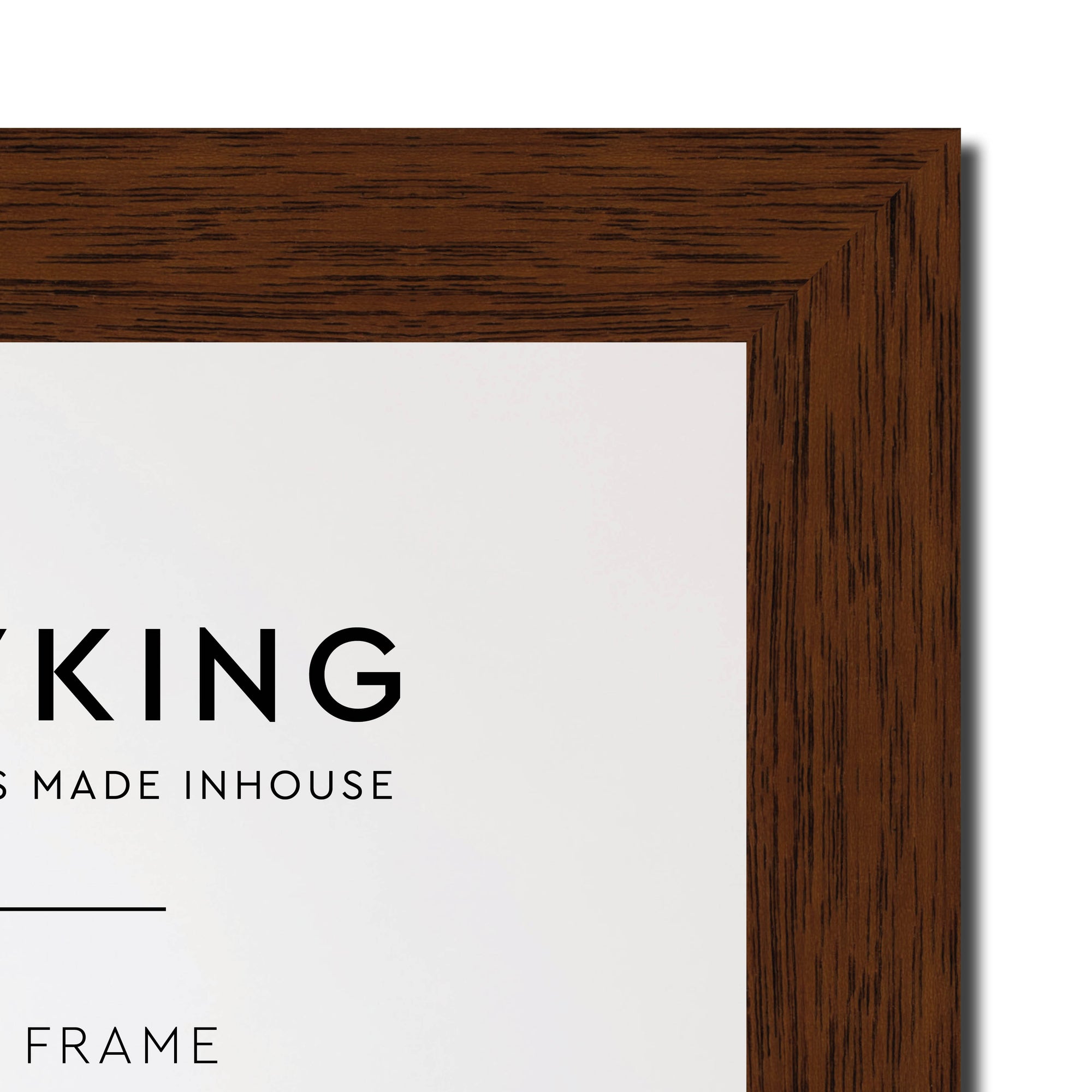Prime Teak 30mm Wood Panoramic Photo Frame - 60cm x 120cm