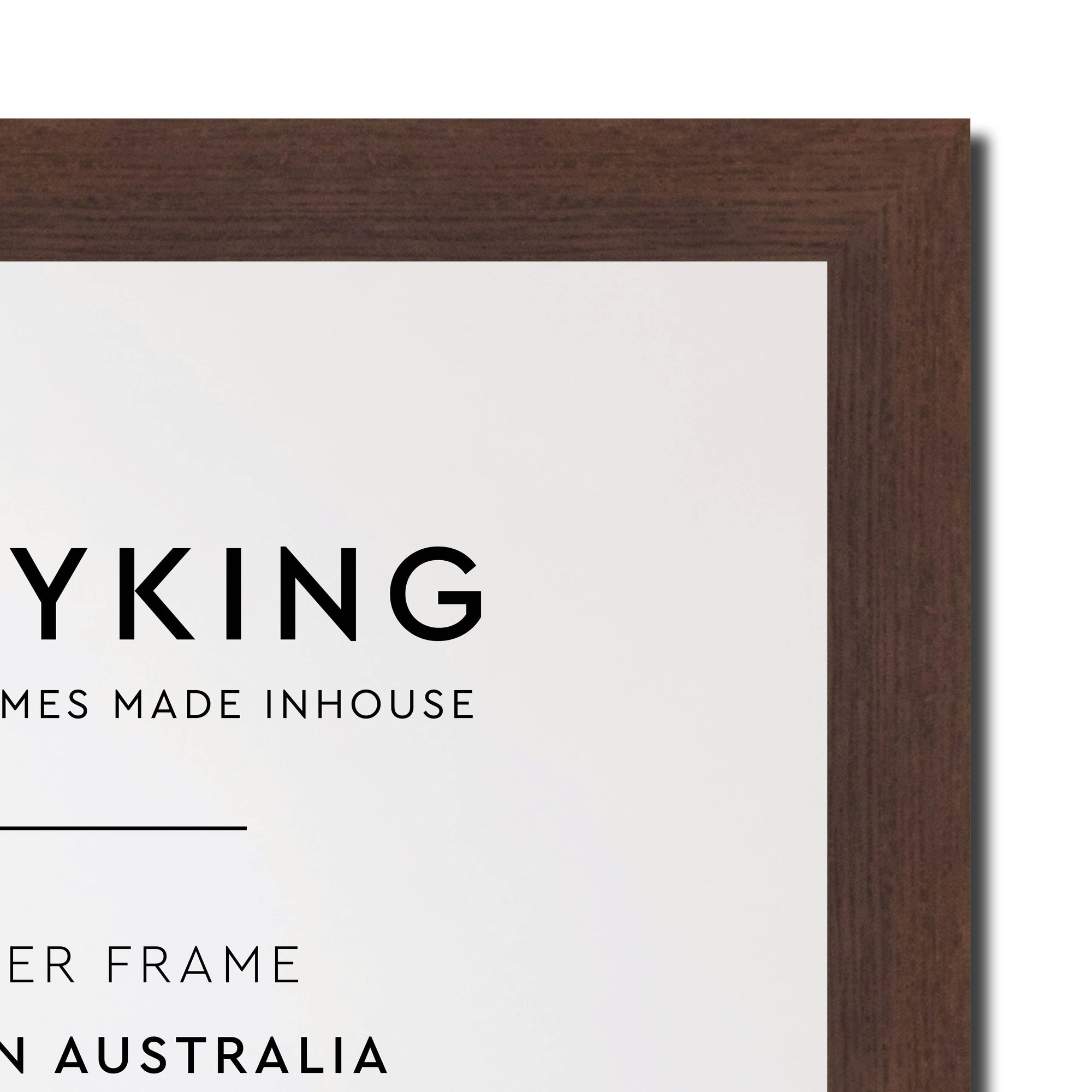 Prime Tobacco 20mm Wood Panoramic Photo Frame - 50cm x 100cm