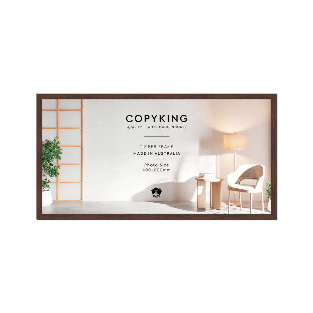 Prime Tobacco 20mm Wood Panoramic Photo Frame - 40cm x 80cm