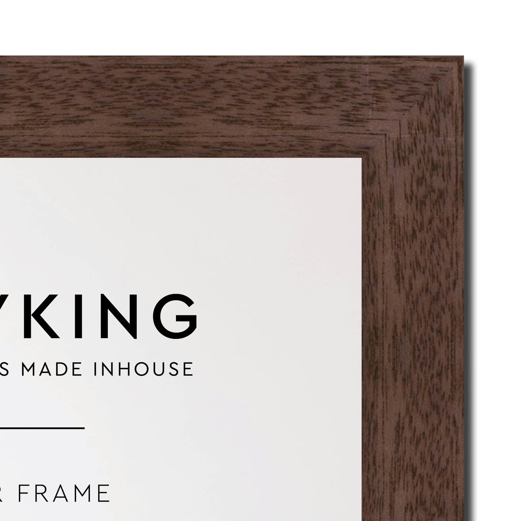 Prime Tobacco 30mm Wood Panoramic Photo Frame - 50cm x 100cm