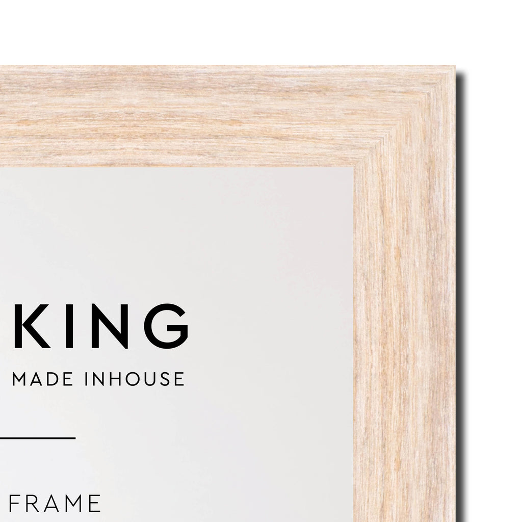 Prime White 30mm Wood Panoramic Photo Frame - 50cm x 100cm