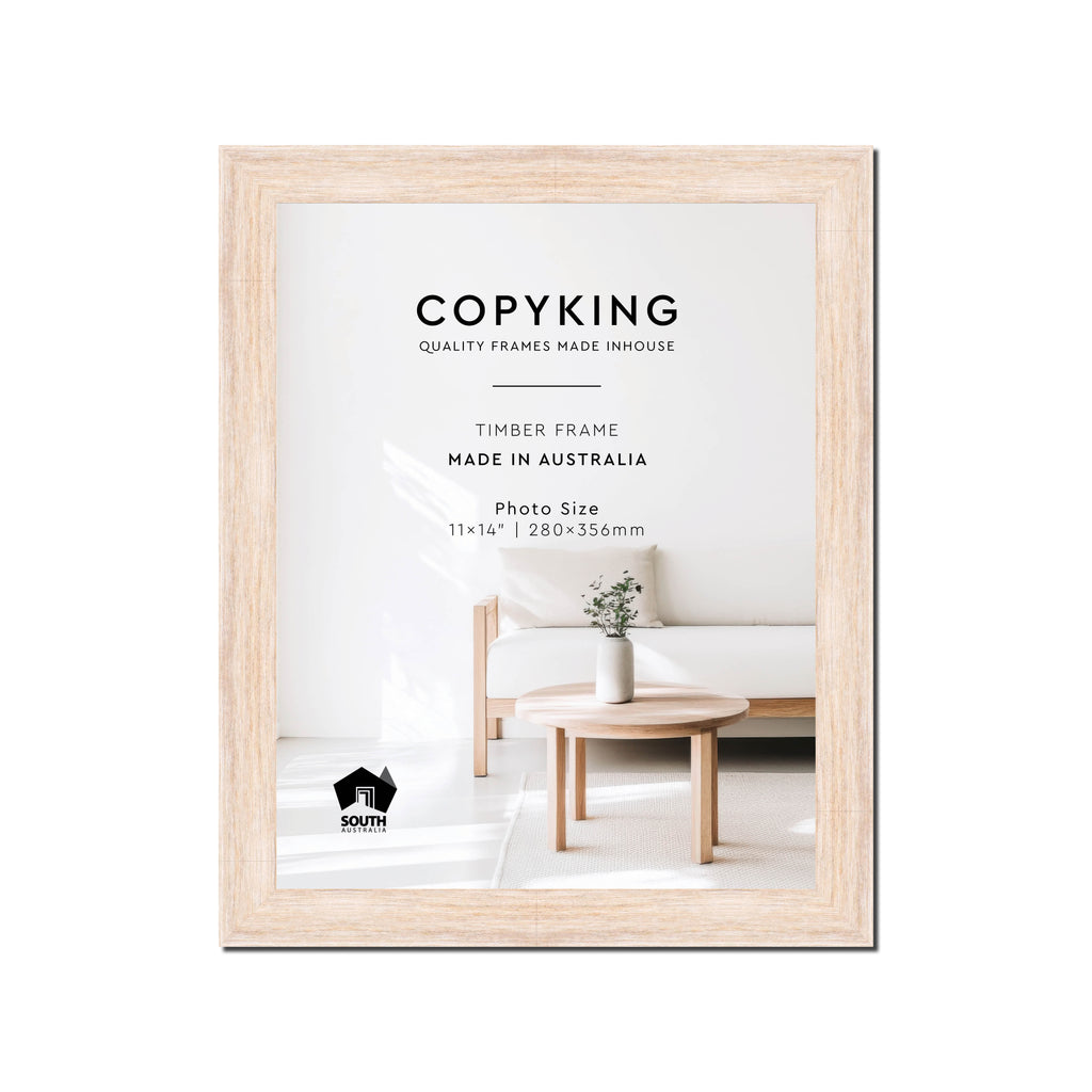 Prime White 30mm Wood Photo Frame - 11" x 14" (280mm x 356mm)
