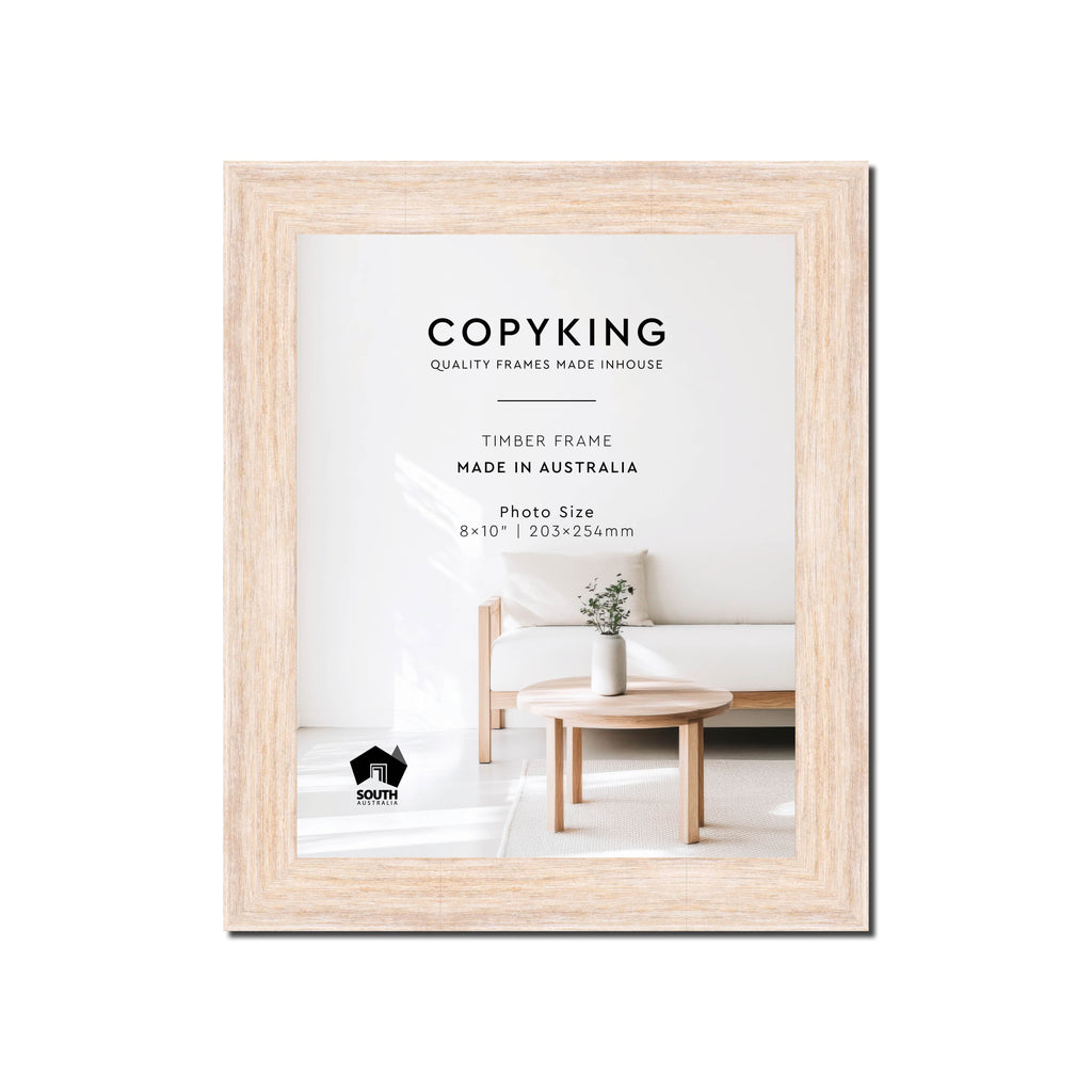 Prime White 30mm Wood Photo Frame - 8" x 10" (203mm x 254mm)