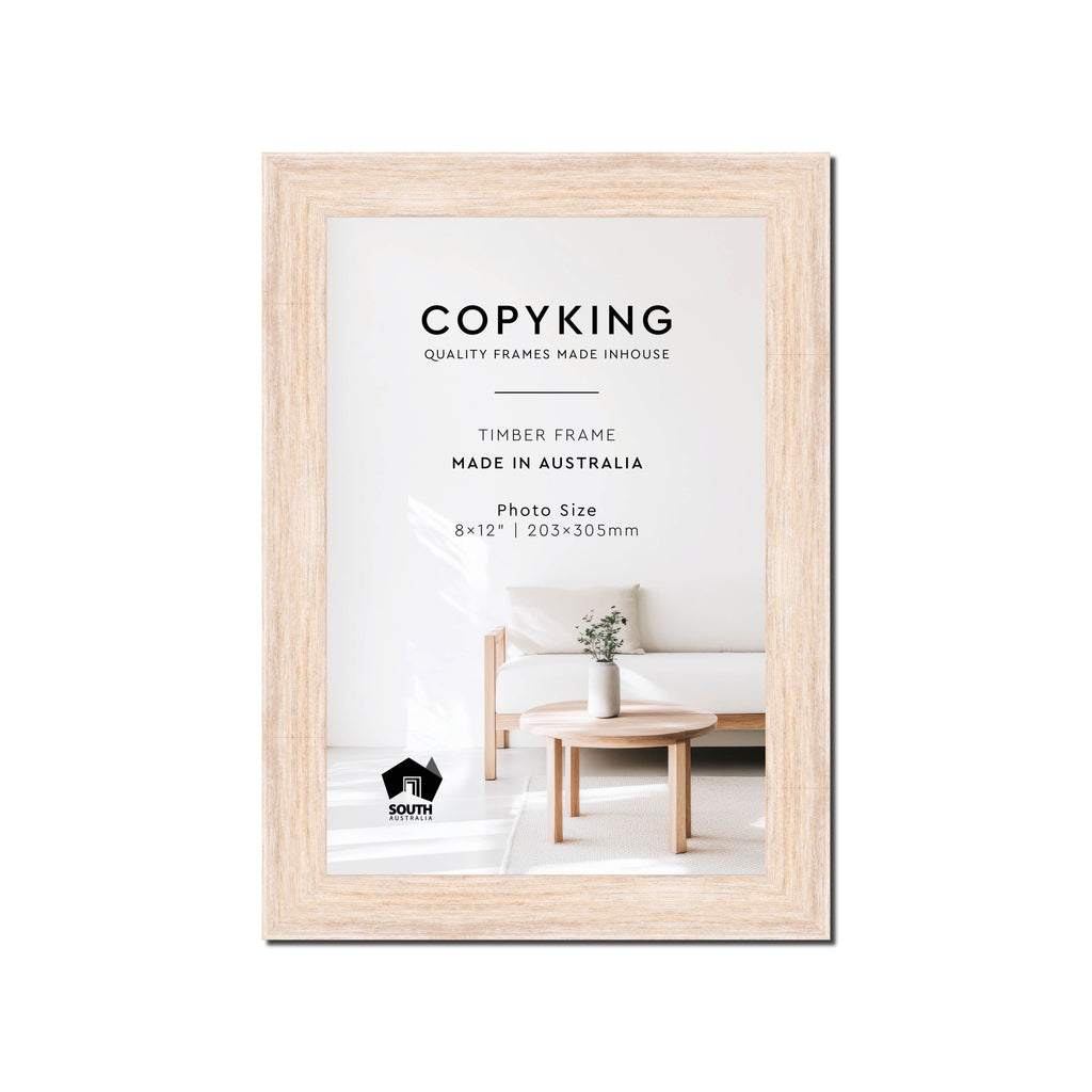 Prime White 30mm Wood Photo Frame - 8" x 12" (203mm x 305mm)