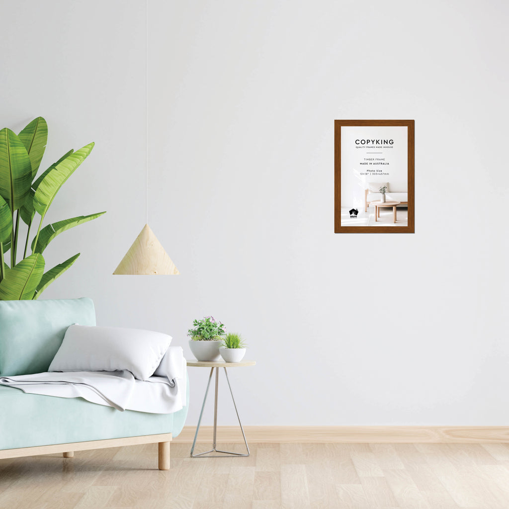 Teak 30mm Wood Photo Frame - 12" x 18" (305mm x 457mm)