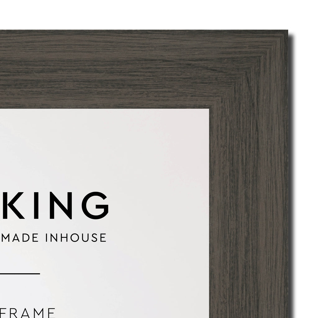 Vintage Cocoa 38mm Wood Collage Photo Frame - 10" x 20" - 3 Photos (5" x 7")