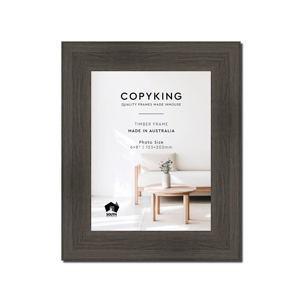 Vintage Cocoa 38mm Wood Photo Frame - 6" x 8" (153mm x 203mm)