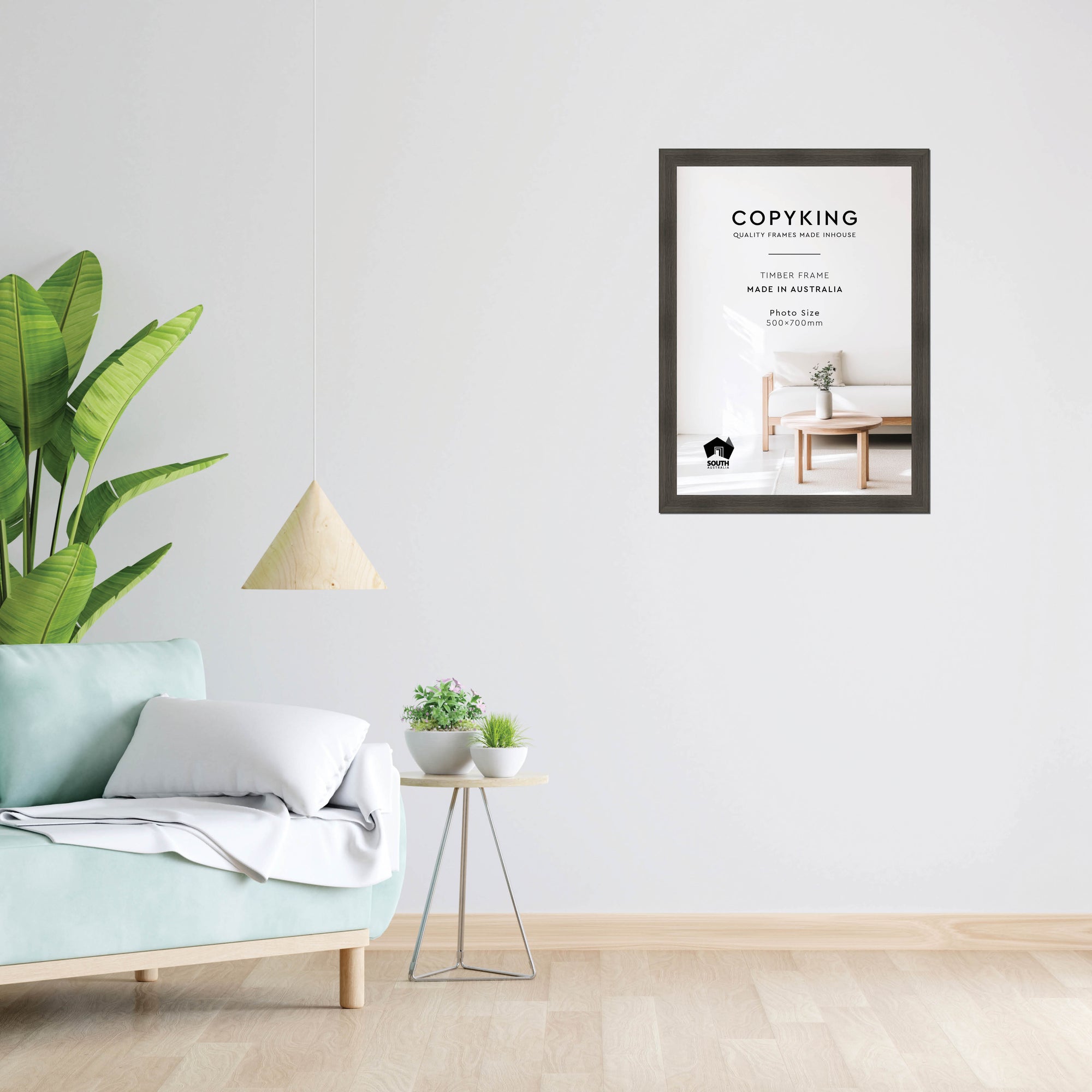 Vintage Cocoa 38mm Wood Poster Frame - 50cm x 70cm