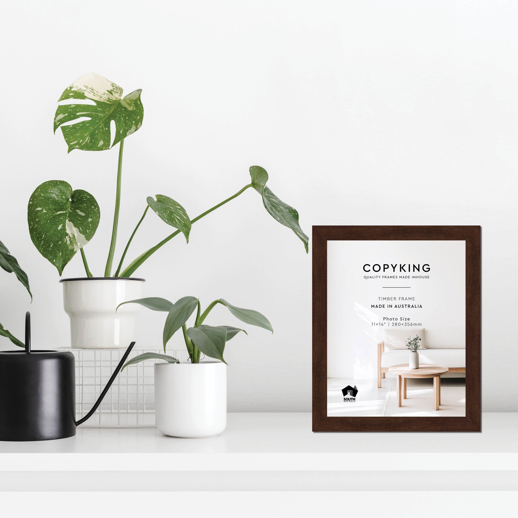 Walnut 30mm Wood Photo Frame - 11" x 14" (280mm x 356mm)