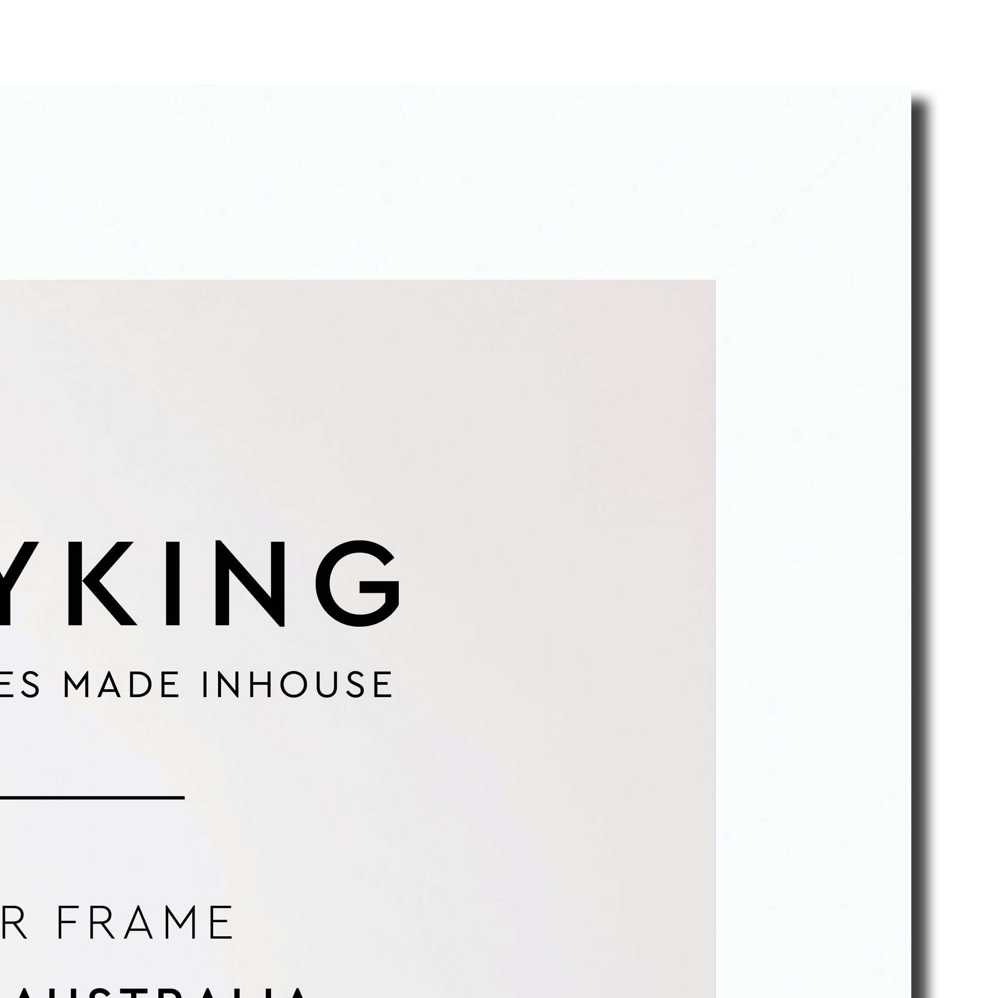 White 30mm Wood Poster Frame - 70cm x 100cm